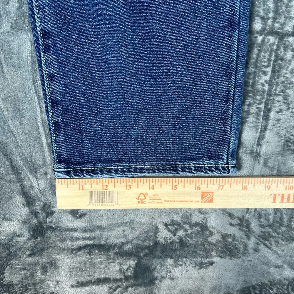 NWT True Religion Geno 38X32 Relaxed‎ Denim Blue Jeans Big T Flap Button Pocket